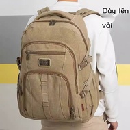 Men's large capacity 70L classic backpack, new pure canvas backpack, body travel