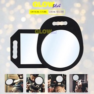 Salon Barber Hand Sponge Mirror Round Mirror Square Mirror Rectangle Mirror Sponge Frame Salon Mirro