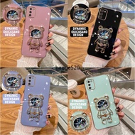 Casing Samsung Galaxy S9 Plus A03S M02S Case Samsung Note9 Note10 Lite Case Samsung S23 Plus Case Samsung S23 Ultra Case New quicksand astronaut stand mobile phone case