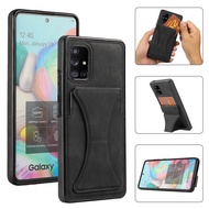 XICCI For Samsung A51 4G/A71 4G Case Wallet Case Card Slot Magnetic car Holder Anti-knock Armor Back