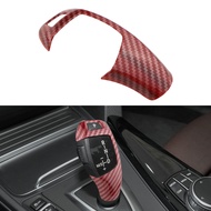 Phong cách Sợi Các Bon cần sang số ống bọc tay cầm nút Bìa Stickers đối với BMW F20 F30 F10 F32 F25 