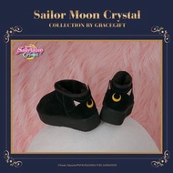 美少女戰士Crystal黑貓露娜短筒雪靴