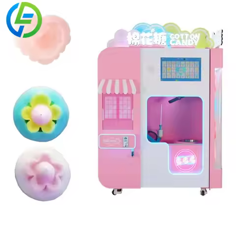 Customize Electric Candy Floss Machine Cotton Candy Maker Machine Vending Machine
