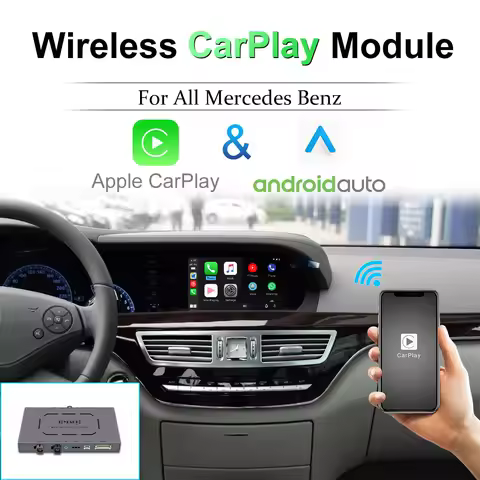 JoyeAuto Wireless Apple CarPlay Interface Auto Radio for Mercedes Benz W204 W205 W203 W211 W212 CLA 
