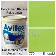 Cat Tembok Avitek 1kg Emerald Hijau Terang Avitex