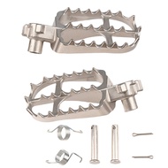 รถจักรยานยนต์ใหม่สแตนเลสสตีลเท้าด้านหน้าสําหรับ YAMAHA YZ 65 85 125 250 250F 450F 125X 250X 250FX 45