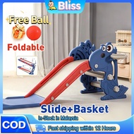 Foldable Kid Slide Playground Children Slide Indoor 125cm Extra Long Mini Slide For Kids Permainan P