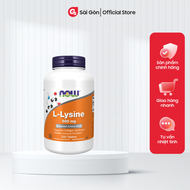Viên Uống Now L-Lysine - Hỗ Trợ Điều Hòa Nội Tiết Tăng Collagen Lão Hóa - Chính Hãng