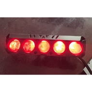 Lampu Tembak Sorot LASER D2 5 Mata Plus Devil Senja Jauh Dekat Putih Kuning Waterproof