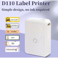 Tape Thermal Label Stickers White Colorful Price Tag Printer Label Maker D110 D11 D101 Labeller
