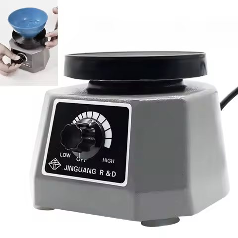 4" Round Shaker Plaster Vibrator Plate 110V/220V Lab Vibrator Dental Equipment Machine Variable Inte