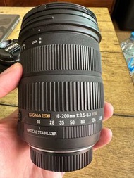 Sigma for Nikon 18-200mm f/3.5-6.3 DC OS HSM Lens