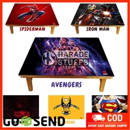 Folding Table/Children's Study Table SUPER HERO Batman Iron Man Character Black Panther Spiderman