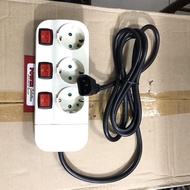 PDU Converter C14 to Eu Plug 3 Socket swtich Socket + Cable Most