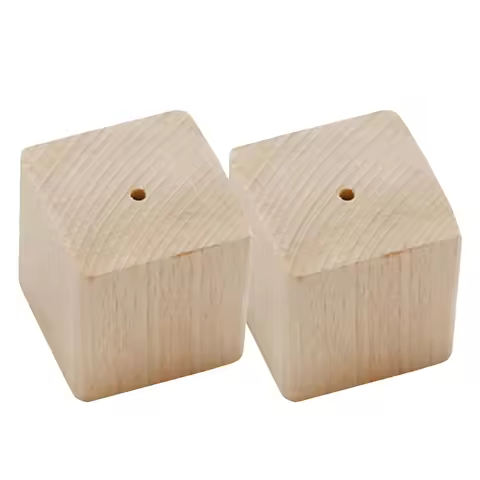 2Pcs Wooden Flower Nail Bases Stable Cake Decorating Stands Baking Tools for Home Bakers Icing Flowe
