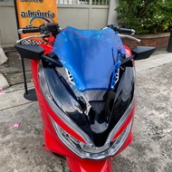 ชิวPCX18-2020 ทรงซิ่ง ชิวสองขั้น+(แถมฟรีกระจกติดชิว)(เจาะชิวให้แล้ว) มีหลายสีให้เลือก สำหรับปี2018ขึ
