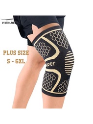1入組銅護膝，適用於男女膝蓋疼痛膝蓋壓縮套支撐，醫療級護膝，適用於跑步、健行、工作