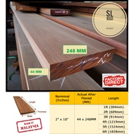 44x248MM CHENGAL Solid Wood (S4S) / Batang Kayu CHENGAL Siap Ketam / Furniture Wood