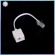 LEFT RJ11 6P4C Female To Ethernet RJ45 8P8C Male F/M Adapter Converter Cable Phone GHT