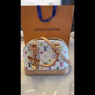 2026芯片款限量 LV x TM 130週年Monogram 村上隆白三彩ALMA BB