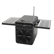Solar Emergency Charging FM Radio Multifunctional Bluetooth Speaker TF Card U Disk Playback with 186
