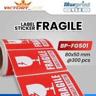 Fragile Label Sticker Don't slam 80x50 BLUEPRINT FG501 contains 300