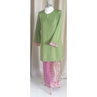BAJU KURUNG MODEN KAIN COTTON KIPAS BELAKANG SONGKET WANITA DEWASA 🌹STOK TERHAD🌹