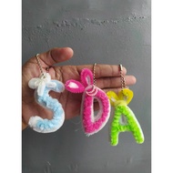 GANTUNGAN / INITIAL KEYCHAIN INITIAL BAG HANGER INITIALKeychain