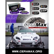 Ceramax Carbon MG1452R Honda Civic EP3 FN2 Type R HONDA S2000 AP1 AP2 Spoon Front brake pad