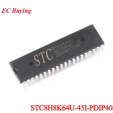 5Pcs/1pc STC8H8K64U STC8H8K64U-45I STC 8H8K64U PDIP40 Single Chip Enhanced 1T 8051 Microcontroller M