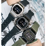 Original G SHOCK GM-5600 Series Stainless Steel Black, Silver Black Army Green Men's Watch with Full