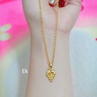 24k gold plated xuping necklace