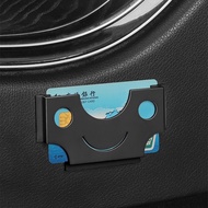 Car Silicone Rubber Card Holder Slot Storage Box Rack Organizer Bank IC Petrol Name Card Silicon Kad