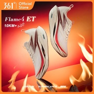 【361 Degrees】Flame 4.0 ET | NEW Color Running Shoes Men Racing Sneakers Sports Shoes Marathon Traini