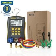 AUTOOL LM120+ Car Air Conditioner Manifold Gauge Gas Aircond Kereta r134a Refrigerant gas r22 Aircon