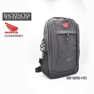 YAMAHA Backpack Travel Bag Men Beg Galas Beg Belakang Beg Sekolah Beg Motor Rider Beg Lelaki Beg Sil