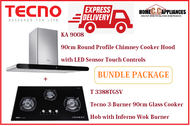 TECNO HOOD AND HOB FOR BUNDLE PACKAGE ( KA 9008 &amp; T 3388TGSV ) / FREE EXPRESS DELIVERY