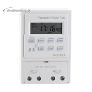 RINABONSINY Digital Timer Switch, Microcomputer AC 220V Programmable Timer, Smart Home 30A 1W Power 