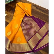 Pure Mysore Silk Saree With Rich Pallu