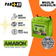 [Installation Provided] AMARON GO MF EFB Car Battery Bateri Kereta | M42L/R | 60B20L/R  |  i-STOP BA