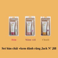 Jack and Jill toothbrush + toothpaste Set