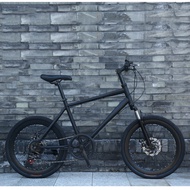 SG SELLER - 7 Speed 22 Inch Mini Velo Black Front Suspension Lightweight 22" Road bike Hybrid bike