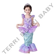 NEW Ariel dress for children, Ariel princess dress for children, Ariel costume for children