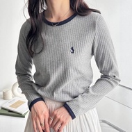 American POL-GE Ribbed Fabric Autumn T-Shirt 2025