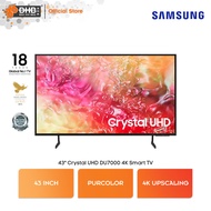SAMSUNG 4K UHD DU7000 SMART TV UA43DU7000KXXM 43 Inch PurColor 4K Upscaling UA43DU7000KXXM TV Pintar