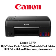 Canon G670 High Volume Photo Printing Wireless Ink Tank Printer G 670