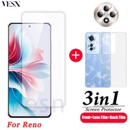 Tempered Glass Screen Protector Film For OPPO Reno 12F 11F 8T 8 8Z 7 7Z 6 6Z 5 5Z 5F 4 3 Pro 2 2Z 2F