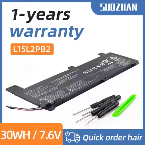 SUOZHAN L15M2PB2 L15L2PB3 L15L2PB2 L15C2PB2 Laptop Battery For Lenovo IdealPad 310-14ISK 310-14IKB 3