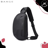 Bange Hertz Men Anti-theft Lock Sling Bag Fashion Chest Pack Waterproof USB Crossbody Bag (9.5" tabl