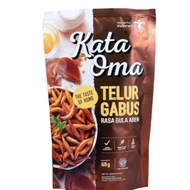 G0! Keripik cemilan telur telor gabus gula aren asin balado keju Kata Oma (1 Pack)